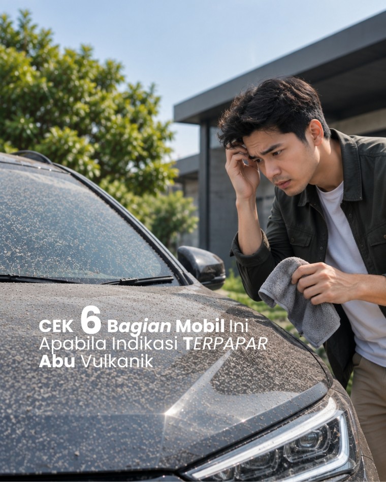Cek 6 Bagian Mobil Ini Apabila Indikasi Terpapar Abu Vulkanik